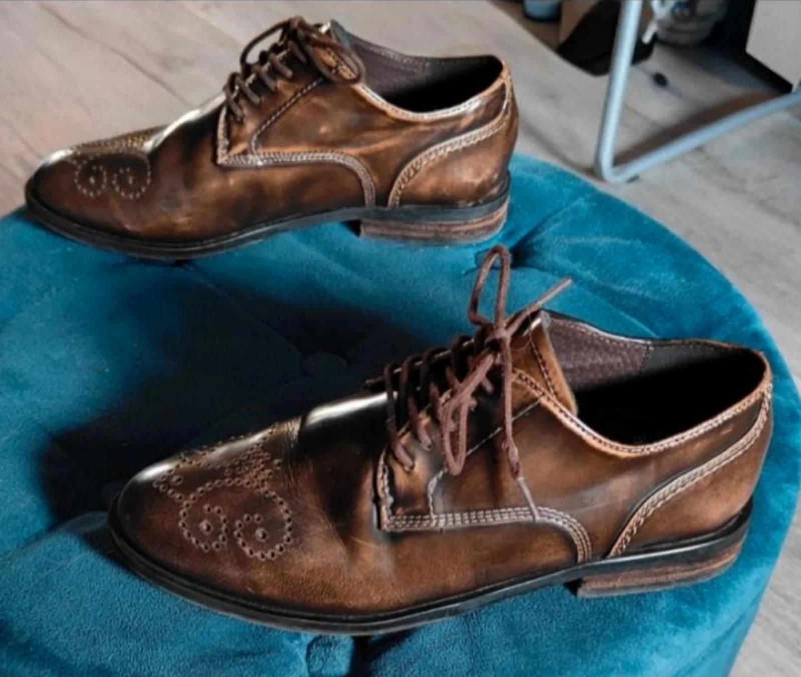 Brown leather lace-up shoes SPM Shoes & Boots size 36 – photo 4